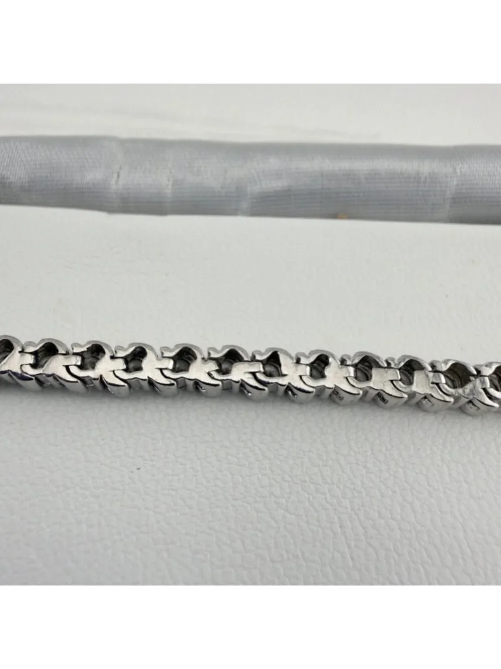 Cubic Zirconia Silver Plated Tennis Bracelet 6.75